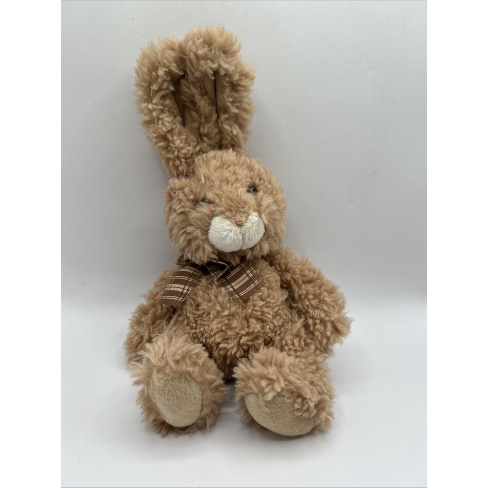 Russ Berrie 14" Burr Bunny Rabbit Plush Stuffed Animal EUC Easter